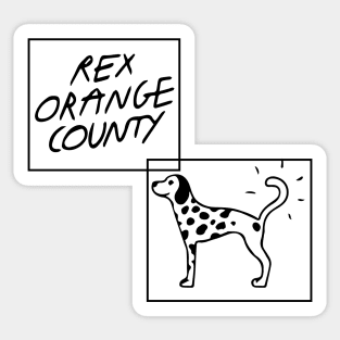 rex orange county who cares tour Sticker